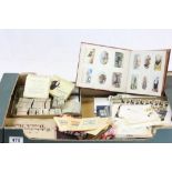 Collection of Cigarette Cards including Kensitas together with Cigarette Card Albums, First Day
