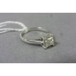 18ct Princess cut Diamond of 1.1ct's