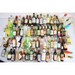 Large quantity of mixed miniature spirits mainly Continental and Eastern European (