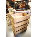 Pine apple and vegetable storage four tray rack