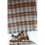 Yorkshire Bronte Tweeds Woolen Blanket plus a Knee Blanket
