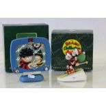 Two boxed Robert Harrop Beano figures; Dennis & Gnashers Santa Express BDCS02 Ltd Edition & M Vision