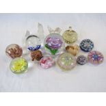 Collection of vintage Paperweights