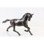 Large heavy Bronze model of a Stallion