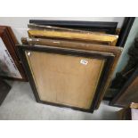 Collection of Nine Gilt & Other Picture Frames
