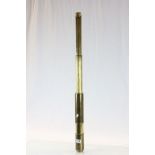 Brass two draw Telescope, marked "J Smith 126 Wapping London Improved Day or Night