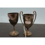 Two small hallmarked Silver trophies