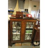 Edwardian Mahogany Inlaid Display Cabinet