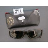 Vintage cased pair of Sunglasses marked Ray Ban