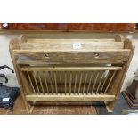 19th century Pine 18 section Plate Rack