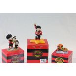 Three boxed Robert Harrop Beano figures to include; +BEA=3 BP01, Party Animal BP09, Gnaughty Gnasher