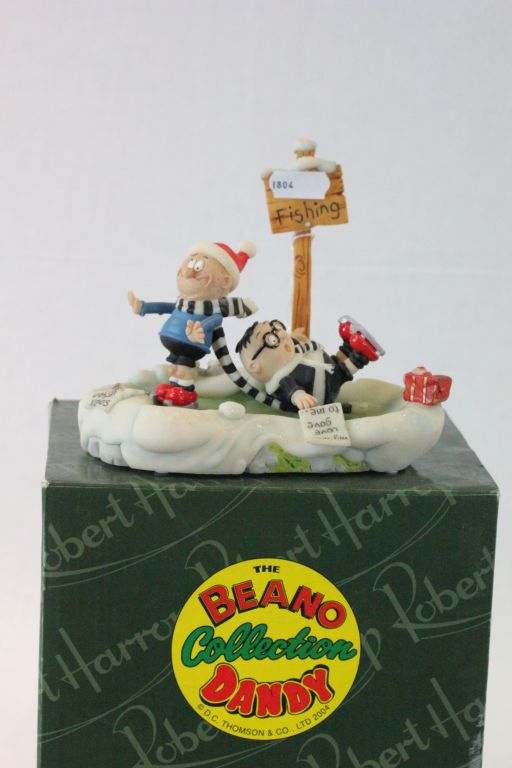 Boxed Robert Harrop Beano/Dandy figure Spotty and Erbert Third Day of Christmas BDCS04