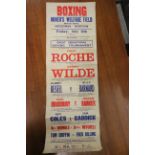 Boxing - Promotional poster, Miners Welfare Field, Midsomer Norton, Friday 11 Jul probably 1950s.
