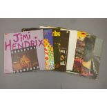 Vinyl - Jimi Hendrix - collection of 7 LP's to include Electric Ladyland re-issue part I & II