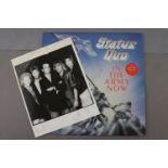 Vinyl & Music Autographs - Status Quo - In The Army Now (VERH 36). A signed copy together with a