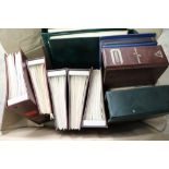 Two stamp albums & five Philatelic binders, three empty cover albums and a 2 x stamp books