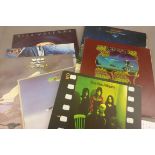 Vinyl - Collection of 7 Yes and Rick Wakeman to include The Yes Album (2400101) red/plum label,