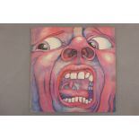 Vinyl - King Crimson - In The Court Of The Crimson King (ILPS 9111). An early copy with the pink