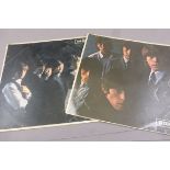 Vinyl - Two The Rolling Stones LPs on Decca LK4605 & LK4661 both well used with marks and scratches,