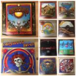 Vinyl - Grateful Dead - A collection of 9 LP's to include Aoxomoxoa (K 46027), Shakedown Street,
