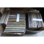 Vinyl - LP's - Two large boxes covering a number of genres and years. Sleeves & vinyl vary