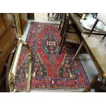 Eastern Wool Red Ground Rug