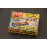 Boxed Merit ' OO ' Gauge & 'HO' Gauge Station Accessories Set with Dogs, Ducks and Geese
