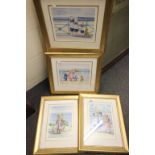 Four framed & glazed Limited Edition prints