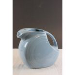 An art deco blue ground jug.