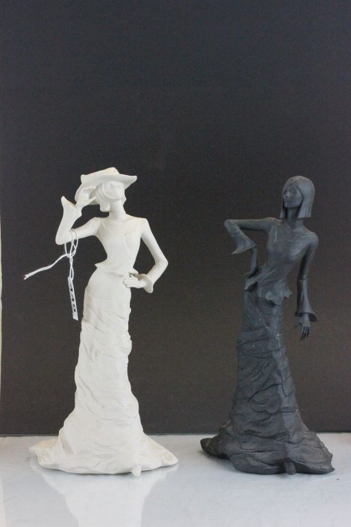 Two Boxed Coalport Figurines from the Couture Collection