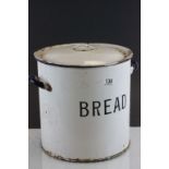 Large Enamel Bread Bin