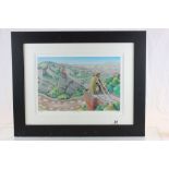 Framed & glazed Limited Edition print of Avon Gorge by R W Forster