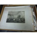 Collection of Artwork to include 19th century Black and White Engravings