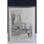 Edward James Buttar (1873 - 1943) - five watercolours circa 1930's. Various scenes in and around