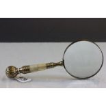 A large magnifying glass