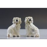 Pair of Beswick Spaniel mantle dogs 1378-6