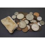 Collection of vintage Coins of the World to include Three USA Silver Dollars