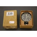 WW2 German Aircraft dashboard clock with original box of issue