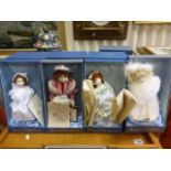 Three Boxed Limited Edition Royal Doulton Nisbet Heirloom Dolls' Small Sister ', ' Swansdown ' and '