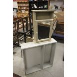 Painted Hanging Mirrored Cabinet together with Painted Hanging Shelf