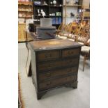 Reproduction Georgian Chest of Two over Three Drawers