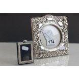 Two Hallmarked Silver photograph Frames