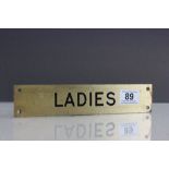 Brass ' Ladies ' Sign