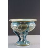 A lustre Shelley pedestal bowl by Walter Slater 1920's.