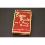 Boxed set of Pepys Snow White and the Seven Dwarfs playing cards