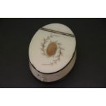 Georgian Ivory & Gold Snuff box with hinged lid