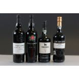 Four bottles of port to include Taylors x 2 Cockburns, and Osbourne