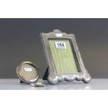 Three hallmarked Silver Photo frames