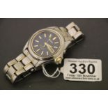 Seiko kinetic stainless steel divers watch