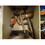 Group of Woodworking Tools including Stanley Bailey No. 3 Plane